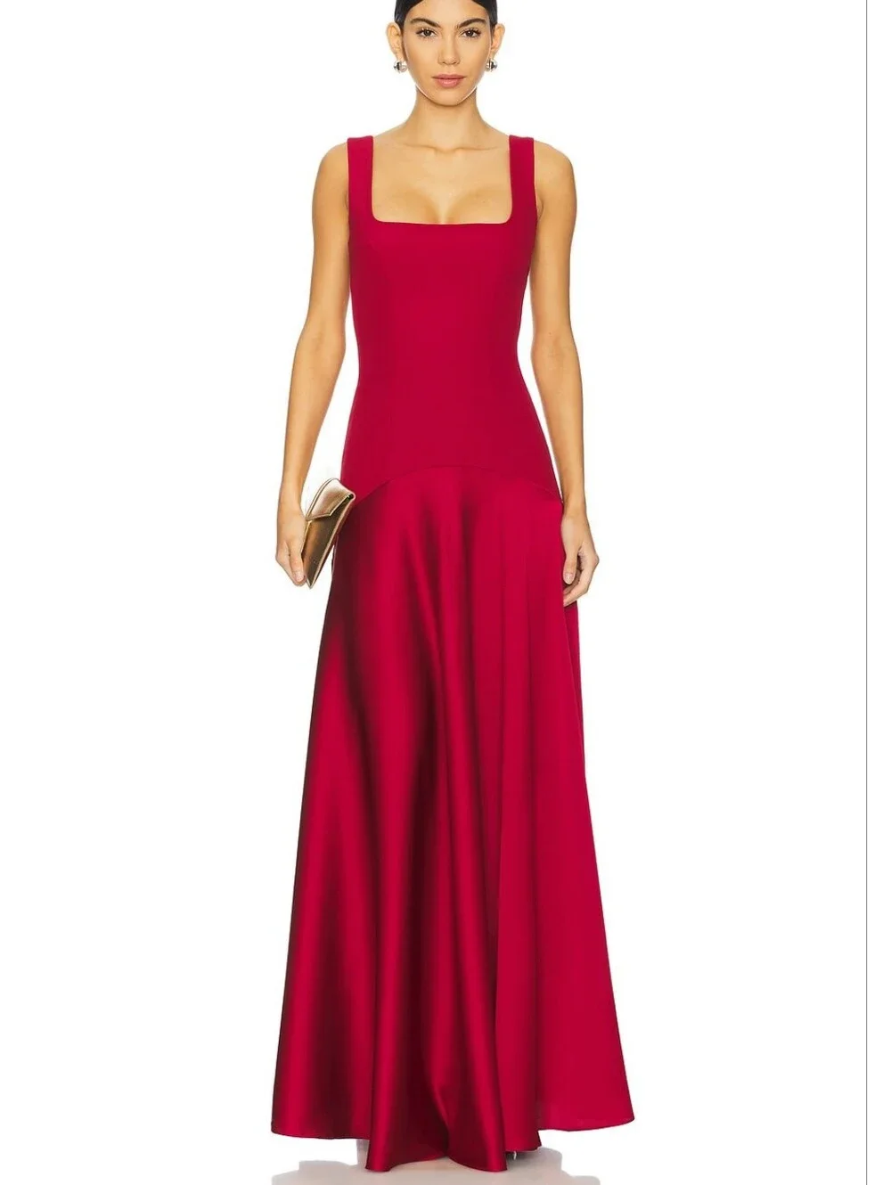L'Academie Sidney Gown in Oxblood - Picture 1 of 3